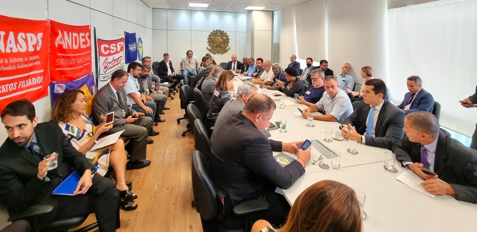 Reunião Servidores Federais com governo