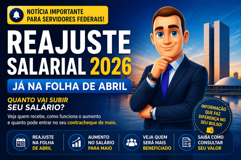 servidores federais reajuste